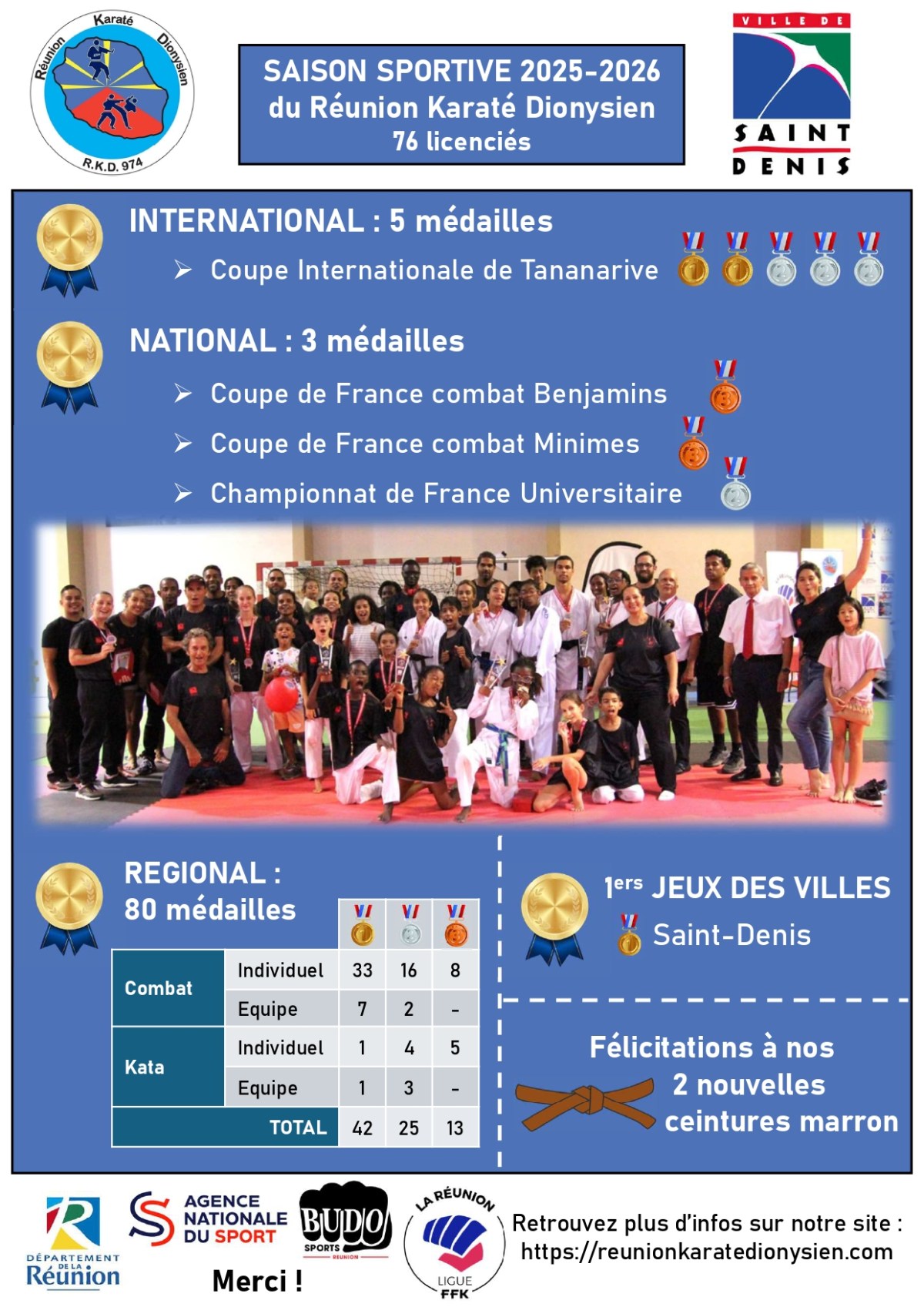 Infos rentrée saison&nbsp;2026-2027