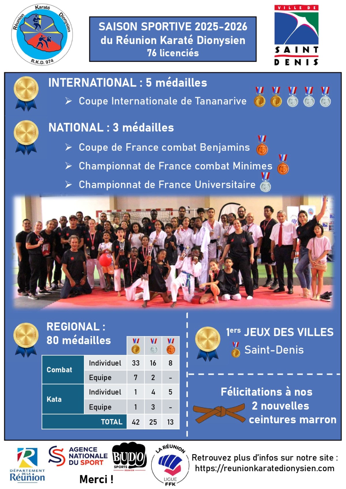 Infos rentrée saison&nbsp;2026-2027